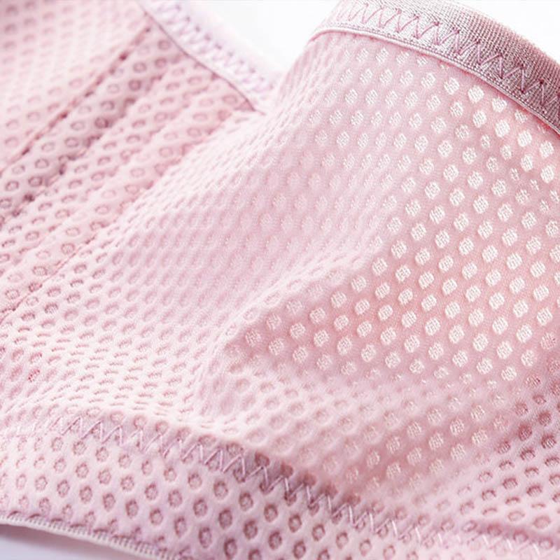 Plus Size No Steel Rings Gather Bra Thin Fabric Soft Comfortable No Restraint Breathable Sleep Sports Home Underwear