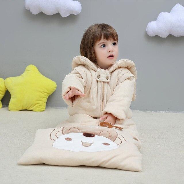 Baby Sleeping Bag Children Camping Winter Thick Warm Blanket Bedding New Born Vacuum Bed Infant Sleep Sack Stuff for Newborns