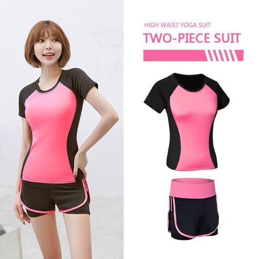 Sports Suit Women Quick-drying Clothes Yoga Clothes Women Suit Fitness Clothes Professional Morning Running Sportswear