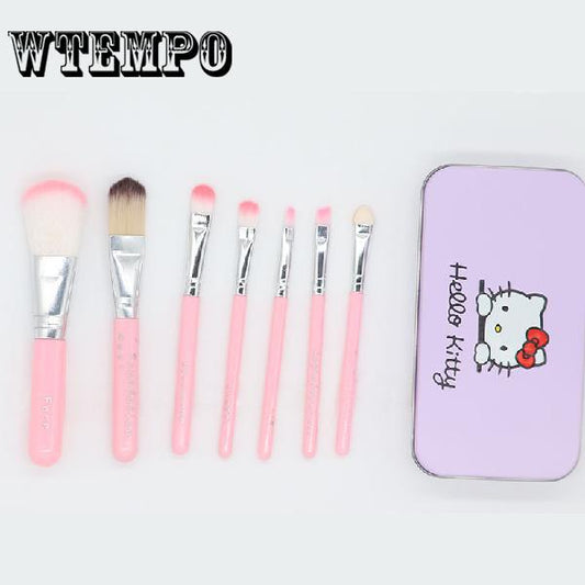 5/7/12Brush Double End Makeup Wood Handle Eyebrow Brush
