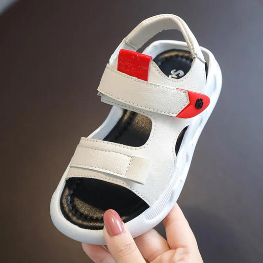 Boys Sandals In Summer Soft Sole Outdoor Light Sandals Big Boys Anti-slip Flat Casual Sandals