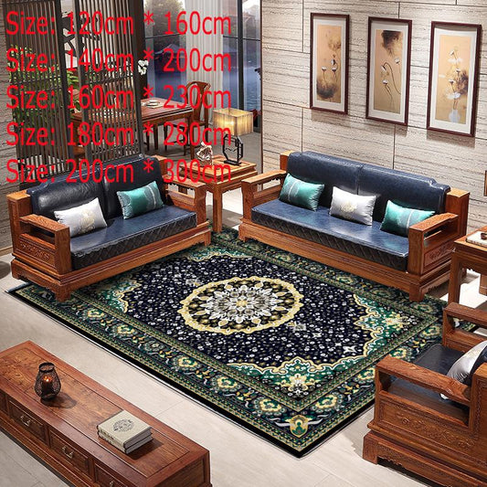 Europe Persian Carpets For Living Room Flower Rugs Home Bedroom Flower Palace Coffee Table Rug