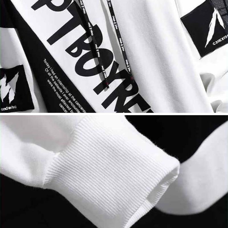 Spring & Fall Trend Sweater Suit Campus Student Sportswear Hooded Pullover Casual Suit Teen Clothing Men