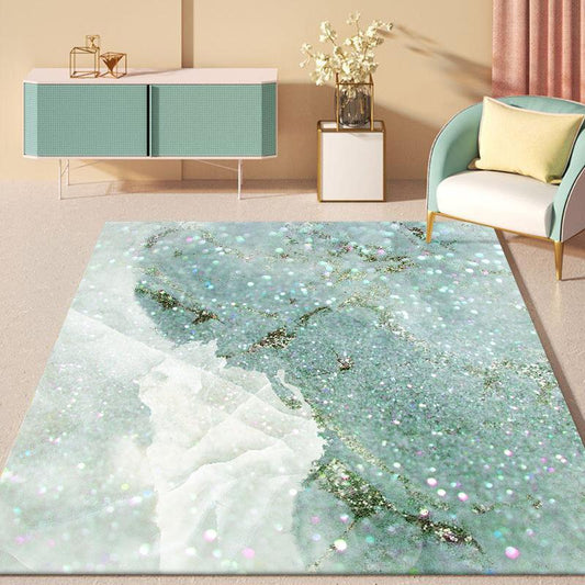 Fashion Modern Carpet Marble Pattern Fresh Kitchen Carpet Living Room Bedroom Bedside Non-slip Carpet Floor Mats