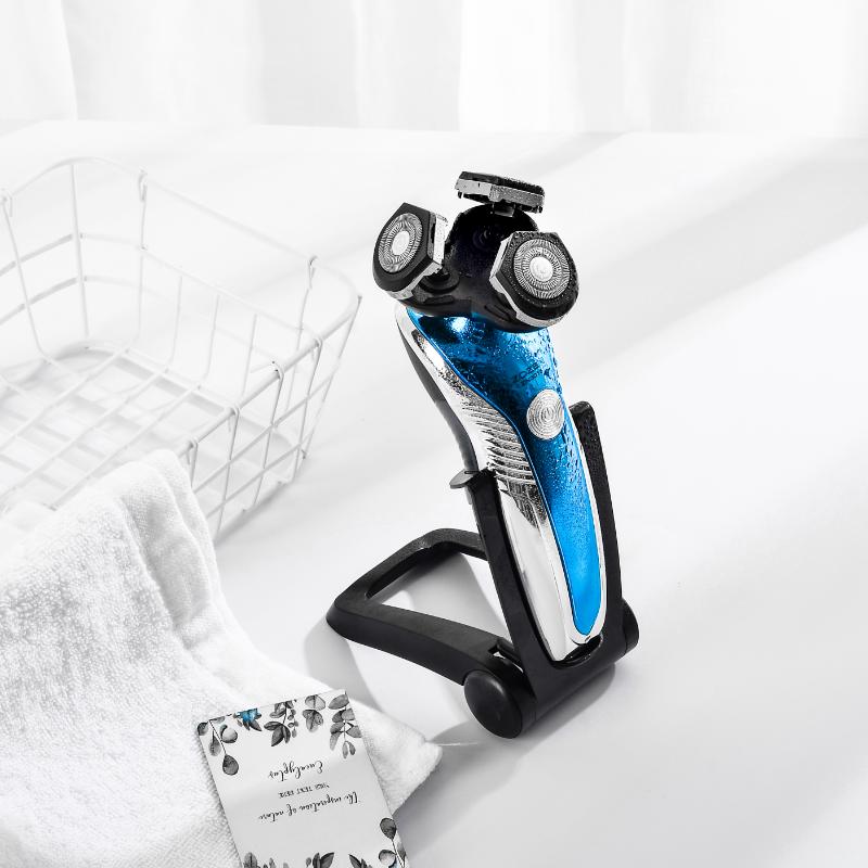 Three Floating Heads Full Body Washing Electric Shaver Men's Rechargeable Car Shaver Hair Device