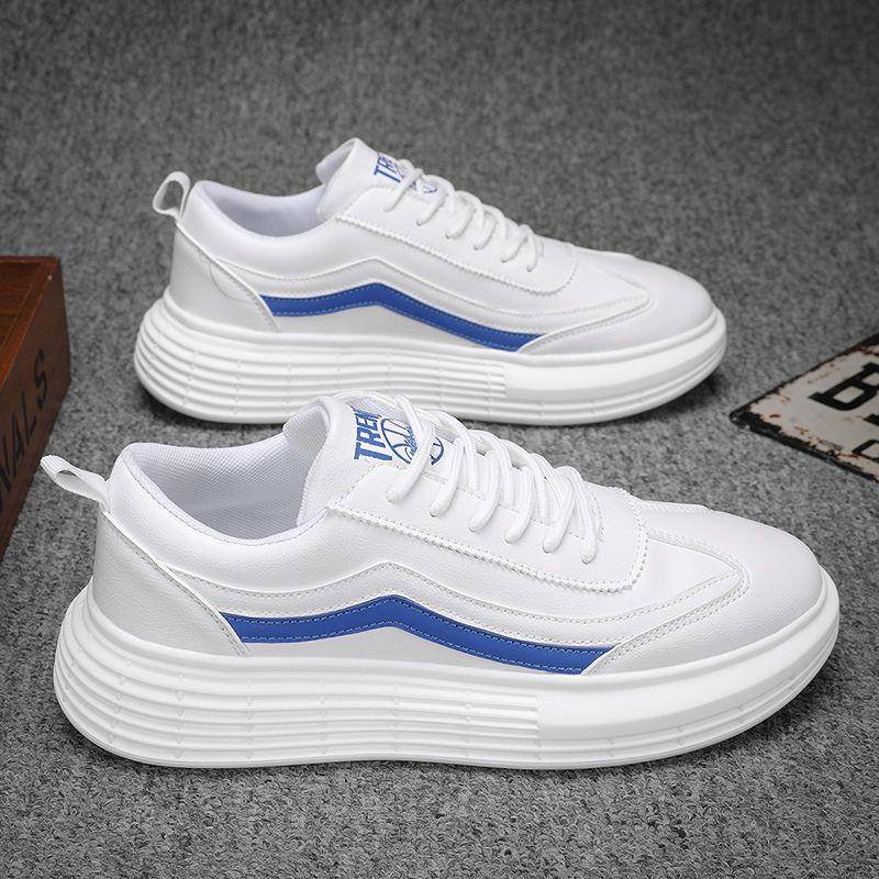 Retro work shoes casual fashion flat shoes men's shoes High quality Incremental running sneakers
