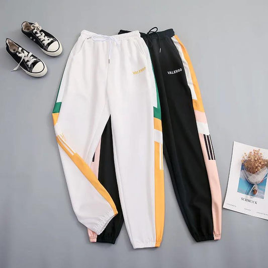 Casual Pants Small Fresh Trend Female Student Youth Korean Version of Loose and Versatile Harem Track Pants