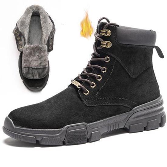 Men's Martin Boots Men Leather Shoes British Style High-top Shoes Men Desert Boots Casual Shoes