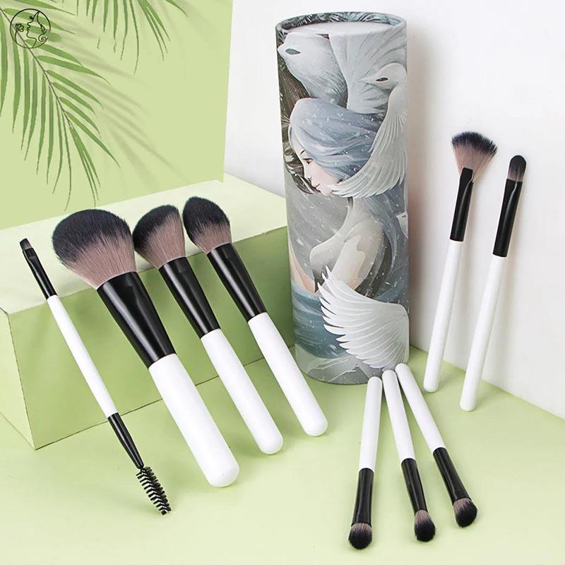 9pcs Makeup Brushes Set Green Health & Beauty Eye Shadow Brush Foundation Powder Eyeliner Eyelash Lip Make Brush Cosmetic Makeup Tools