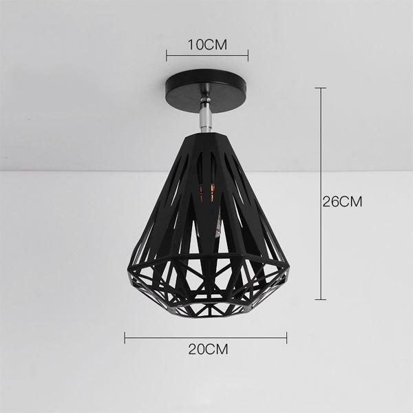 Retro Industrial Iron Chandelier Hanging Lights LED Pendant Lamps Living Room Bedroom Restaurant