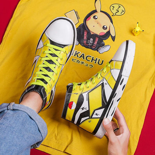 High-top men's shoes sneakers wild casual canvas shoes men's trendy plus size sneakers