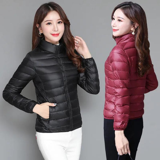 Women's Short Coat Loose Winter Cotton Jacket Plus Size Outwear Hooded Cotton Padded Jacket Pure Color