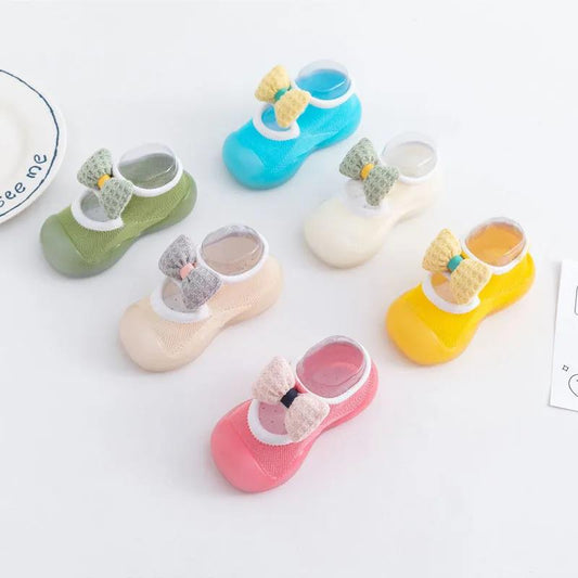 Summer Baby Toddler Shoes Breathable Non-slip Soft Bottom Floor Shoes Boys and Girls Toddler Socks Shoes