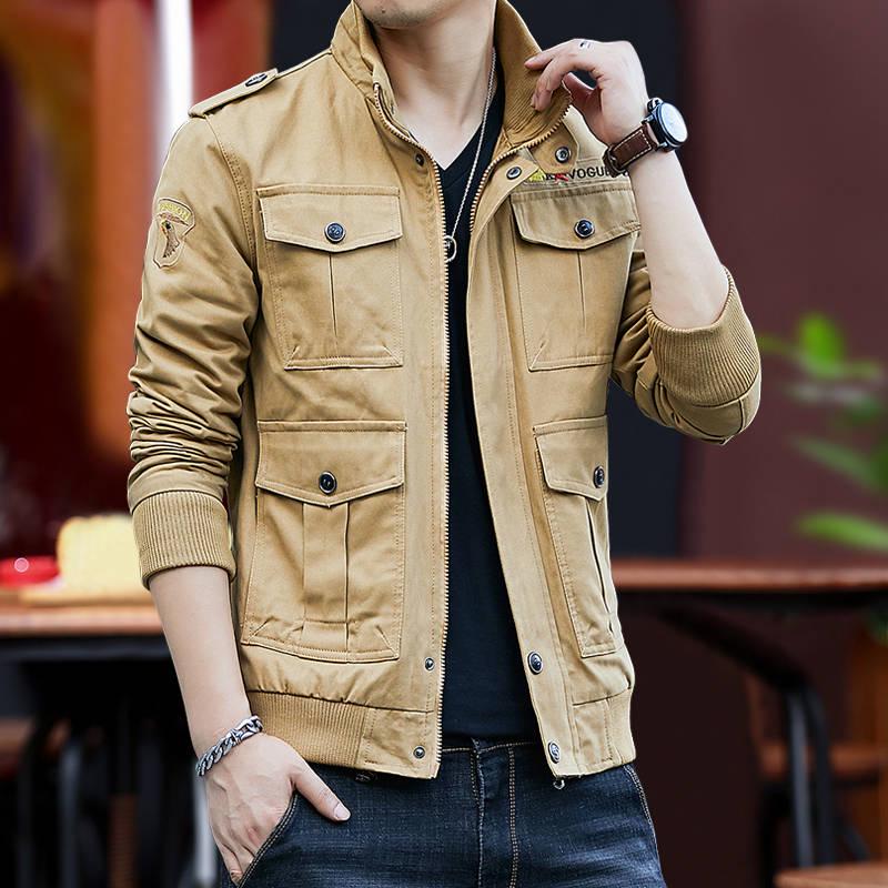 Autumn Men's Jackets Male Coats Bomber Jacket Mens Brand Clothing Outwear Plus Size M-4XL