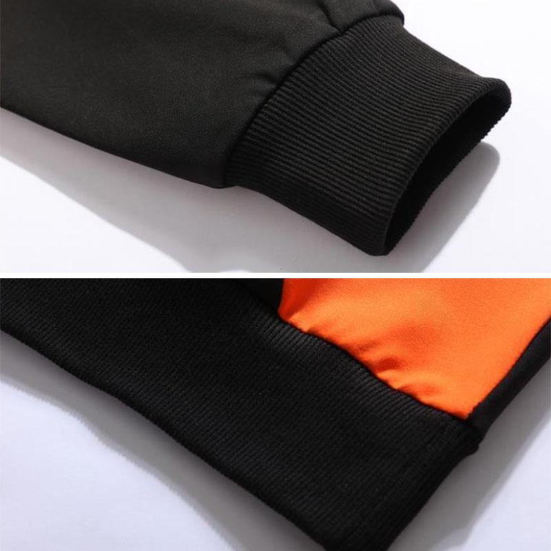 Spring & Fall Men Trendy Sweater Suit Hooded Pullover Casual Suit Campus Student Sportswear Teen Clothing