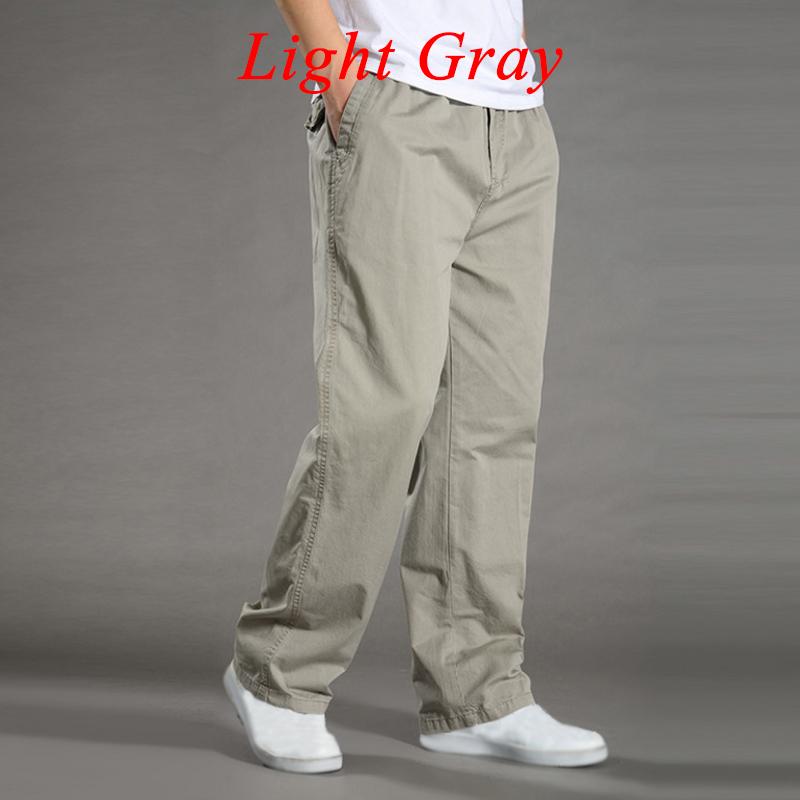 Men Sports Trousers Long Pants Pockets Loose Casual Fashion Outdoors