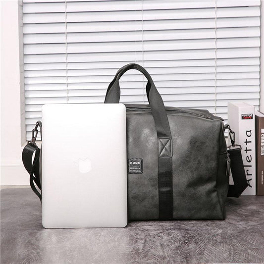 Large capacity Multi-Layer Convertible Travel Bag Shoulder Luggage Bags Leather Handbag for Men