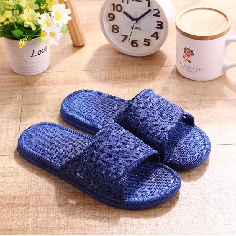 Deodorant Non-slip Slippers Men's Summer Indoor Home Massage Bathroom Casual Sandals and Slippers for Outer Wear