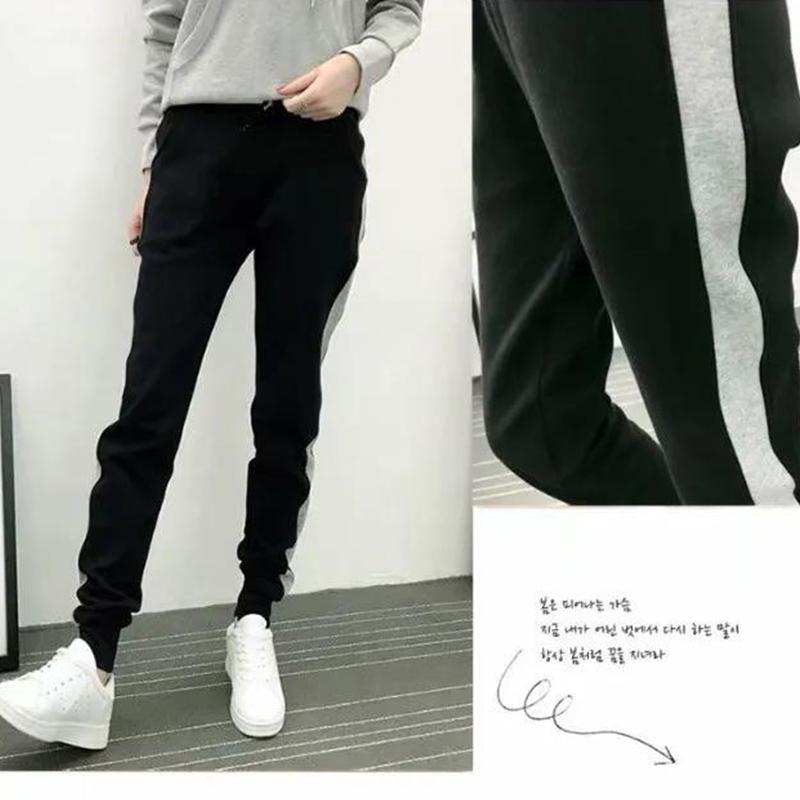 Women's Plus Size Fashion Sports Pants Fat People Loose and Thin Running Fitness Casual Trousers