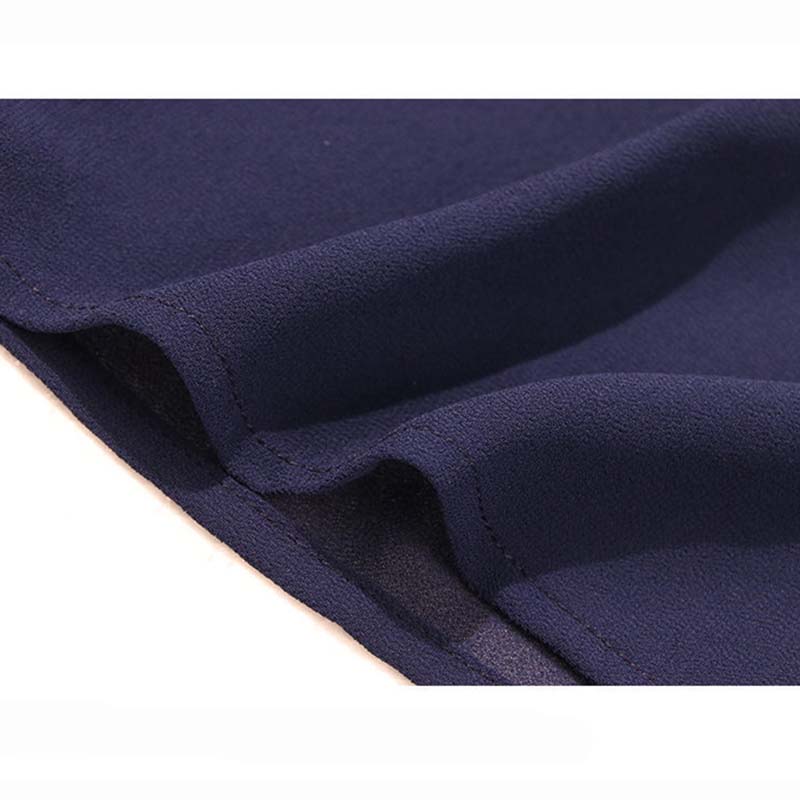Chiffon Shirts Short Sleeve Women's Blouses Summer Slim Waist Short Blouse V-neck Buttons Trumpet Sleeves Temperament Tops Casual All Match Female Top