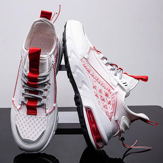 Summer Men's Air Cushion Running Shoes Korean Style Trendy All-match Shoes Breathable Sports Casual Shoes