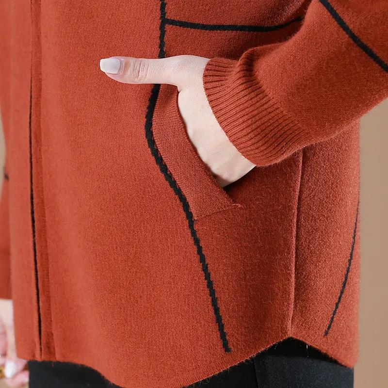L-4XL Large Size Coat Middle-aged and Elderly Women's Coat 2021 New Spring Autumn Thin Section Solid Casual Jacket Female Tops