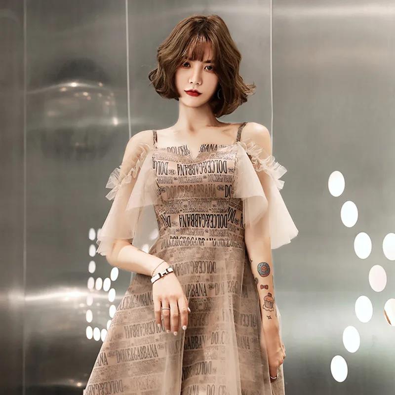 Evening Dress Dress Women Can Usually Wear French Ladies Short Paragraph Small Fragrance Modern Banquet Fairy Temperament Thin Summer