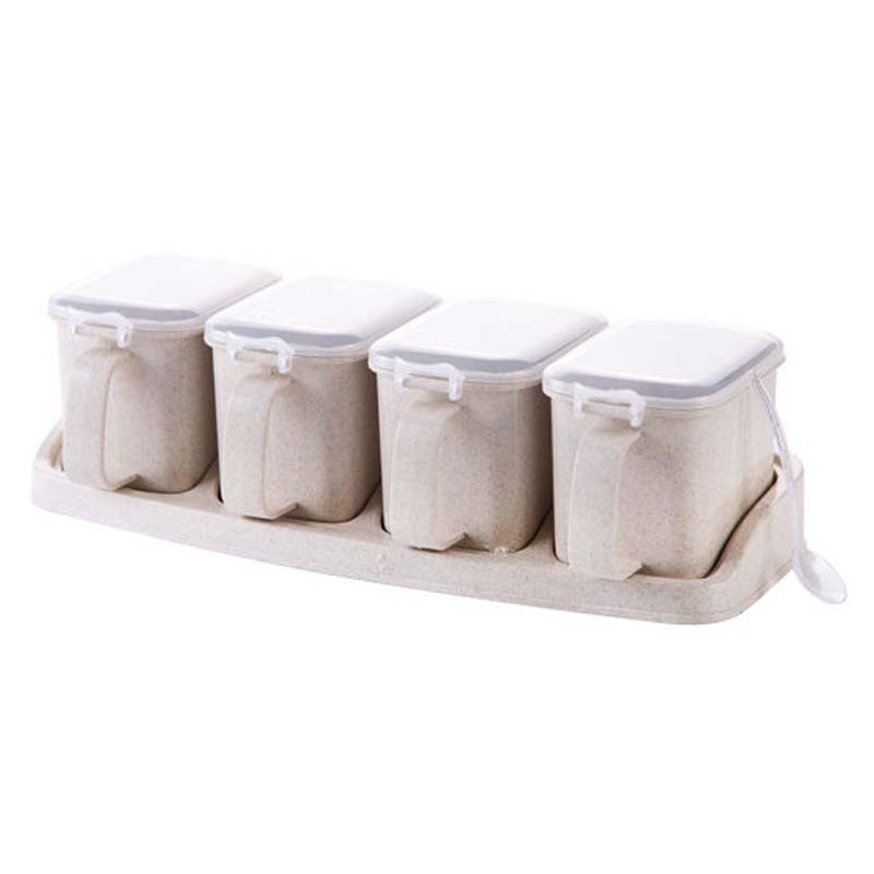 Two Color Home Cooking Seasoning Storage Box Outdoor Barbecue Tuning Storage Box