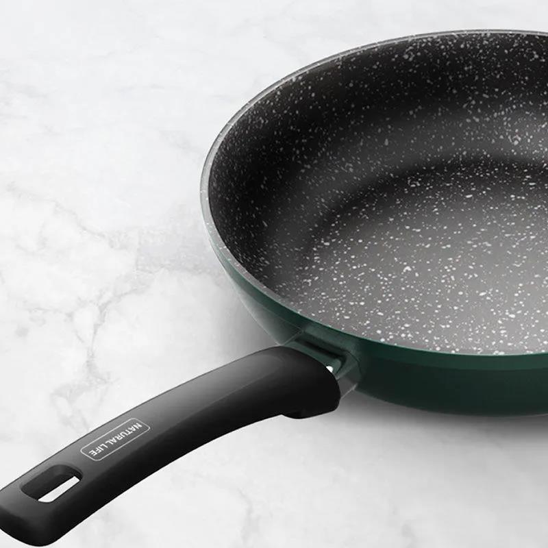 Non-stick Pot Household Medical Stone Small Frying Pan Small Non-stick Single Gas Stove Suitable for Induction Cooker