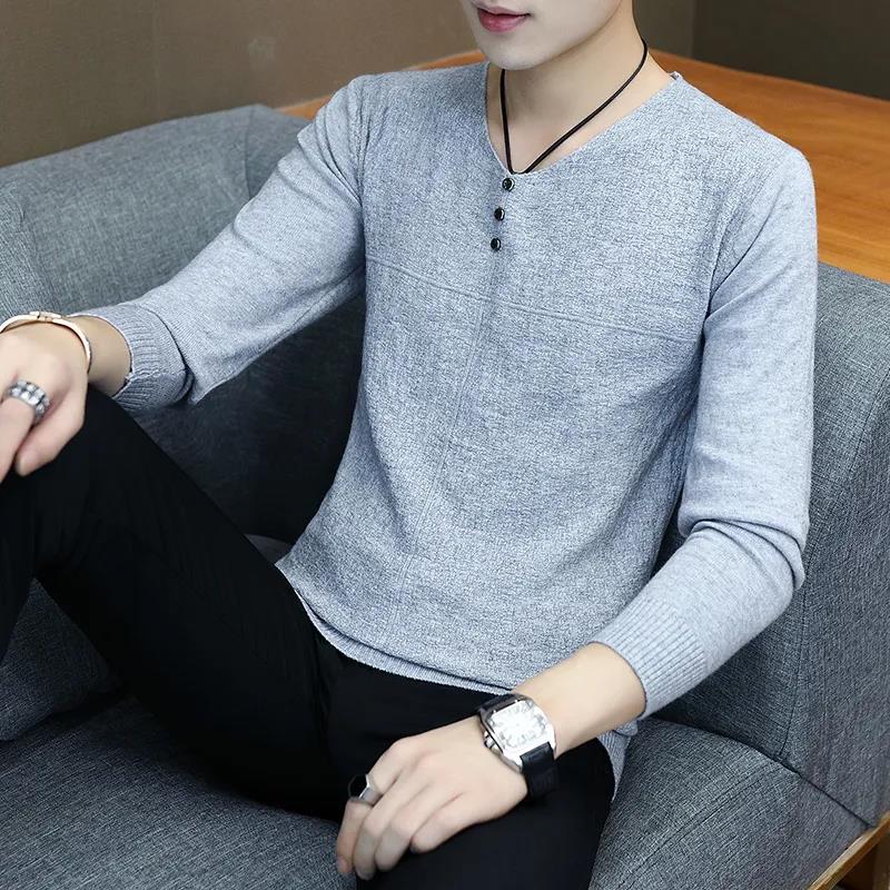 Men's Sweaters Korean Style Slim Fashion Men's Autumn and Winter Clothes Warm and Comfortable Jacket Sweaters