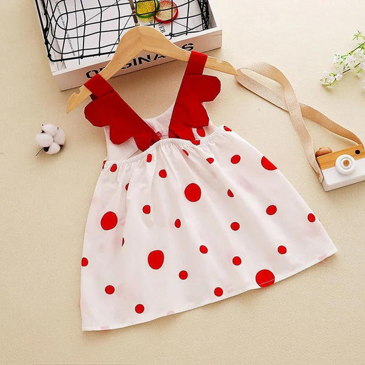 Children's Skirt Girls Summer Vest Skirt Cotton Children's Sling Dress Birthday Party Costume