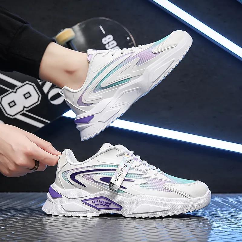 Men's Shoes Autumn and Winter Breathable Running Mesh Shoes All-match Men's Sports and Leisure Running Shoes
