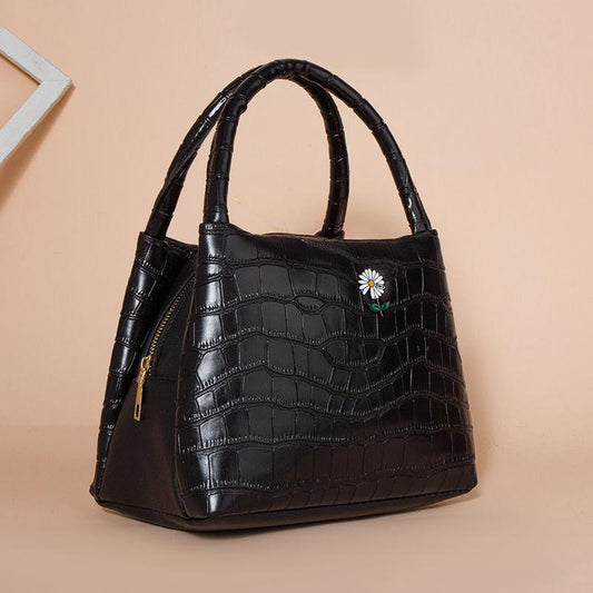 Ladies Fashion Handbags Faux Leather Bags Large Capacity Versatile Shopping Bags