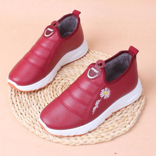 Autumn and Winter Cotton Shoes Women Fleece Warm Waterproof Non-slip Ladies Cotton Shoes