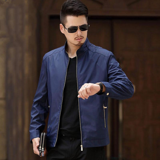 Autumn Windbreaker Jacket Men Plus Size M-5XL Trench Coat Slim Fit Men Bomber Jacket Men