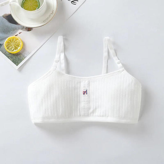 Cotton Girls Underwear Anti-bump Quilted Girls Vest Development Period 5-15 Years Old Primary School Students Sling