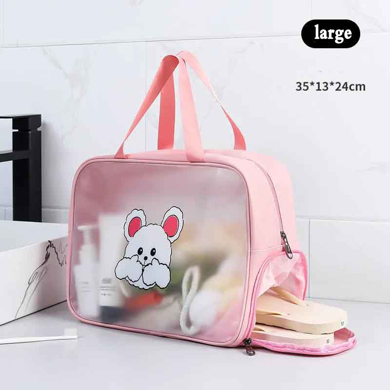 Dry and Wet Separation Wash Cosmetic Bag Simple and Convenient Easy To Carry Beach Waterproof Bag
