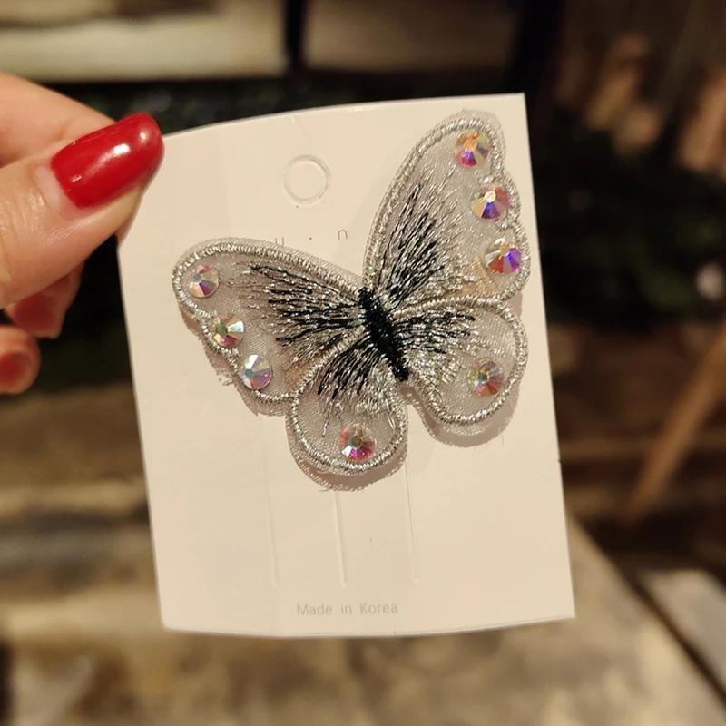 5PCS Girl's Butterfly Clip Hair Clip Female Student Duckbill Clip Female Bangs Clip Side Clip Children's Hair Accessories