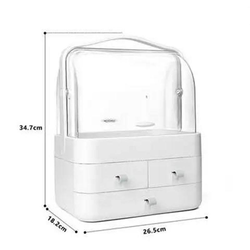 Large Capacity Cosmetic Storage Box Makeup Drawer Organizer Jewelry Nail Polish Makeup Container Desktop Sundries Storage Box