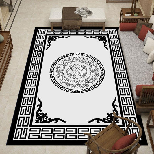 Chinese Classical Living Room Carpet Simple Bedroom Full Bed Blanket Chinese Style Home Coffee Table Blanket Large Area Mat