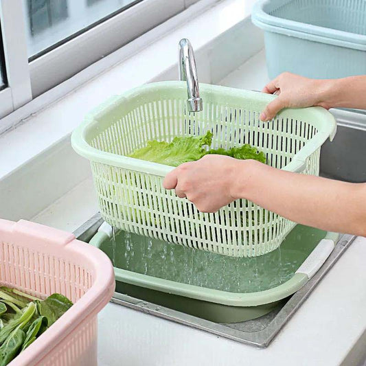 Fruit Vegetable Storage Basket Kitchen Washing Vegetables and Vegetable Baskets