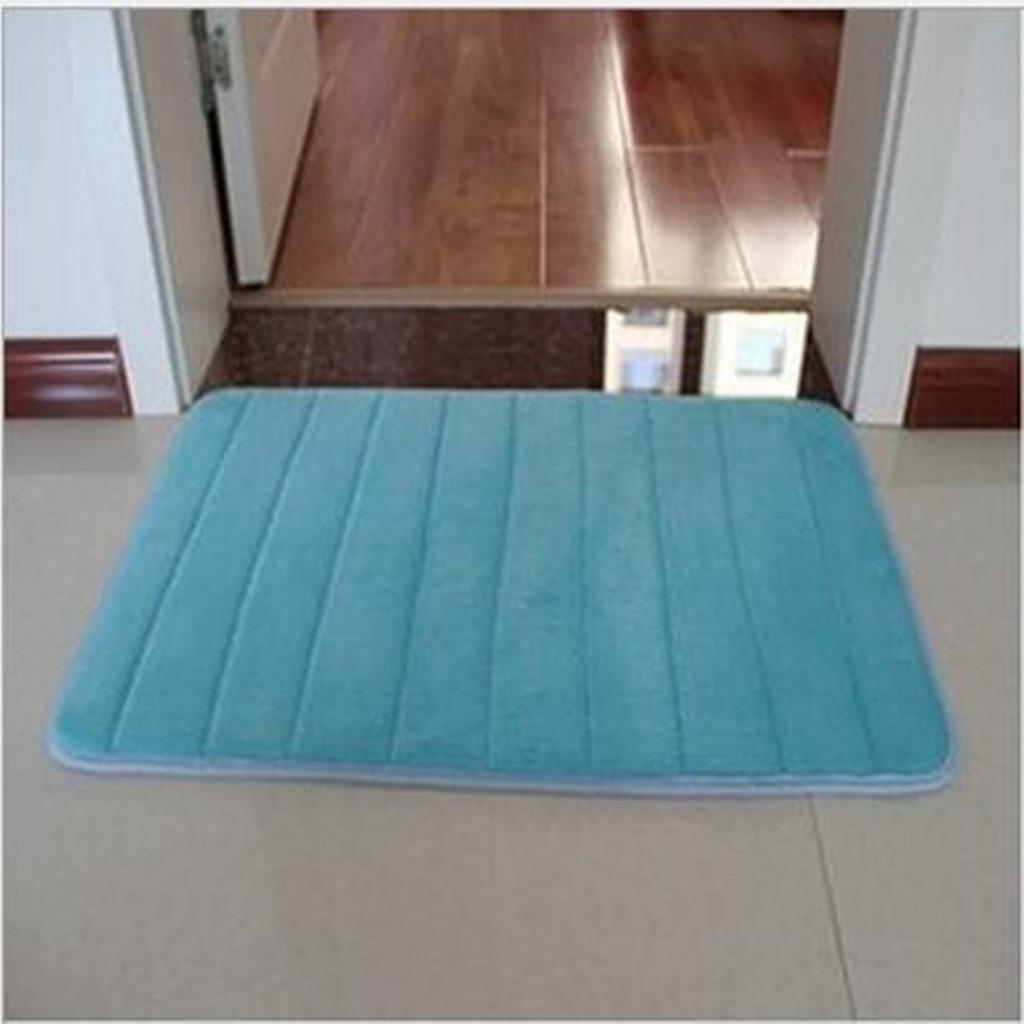 Microfibre Absorbent Slip-resistant Rugs Pad Memory Foam Mat Bathroom Shower Bath Non-slip Carpet
