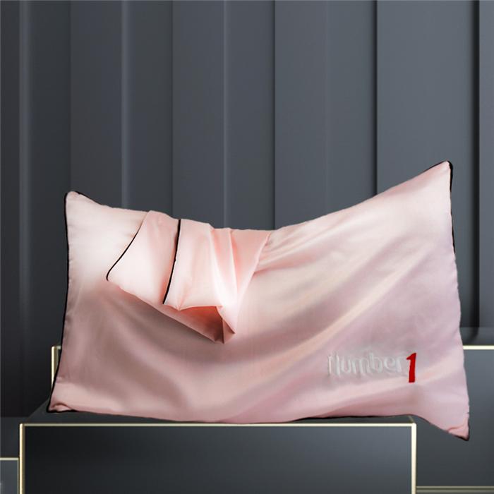 Cool Feeling Washed Cotton Silk Pillowcase Silky Soft Pillowcase Summer Ice Silk Embroidery Pillowcase 48X74CM