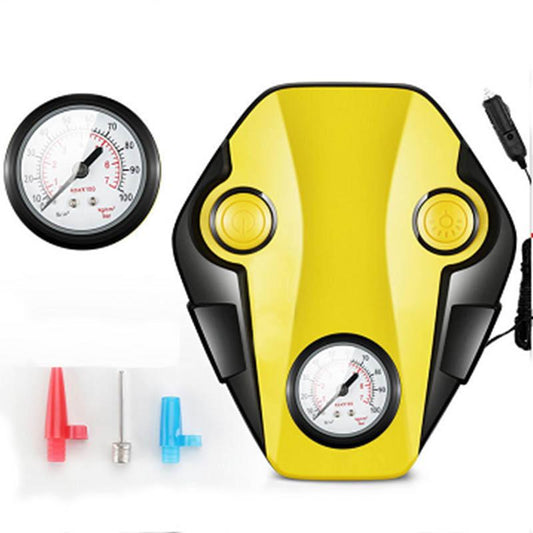 Car Air Pump High-power 12V Multi-function Car Air Pump Car Portable Tire Pump Intelligent Digital Display Electric Inflatable Mechanical Disk Pointer