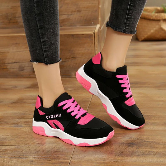 Women's Clearance Shoes Sports Female Students Korean Fashion Shoes Versatile Breathable Running Women's Shoes