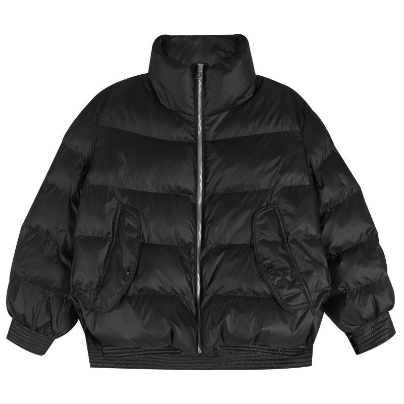 Women's Short Down Jacket Winter Fashion Trend Stand-up Collar Small Wild Warm and Comfortable White Duck Down Jacket
