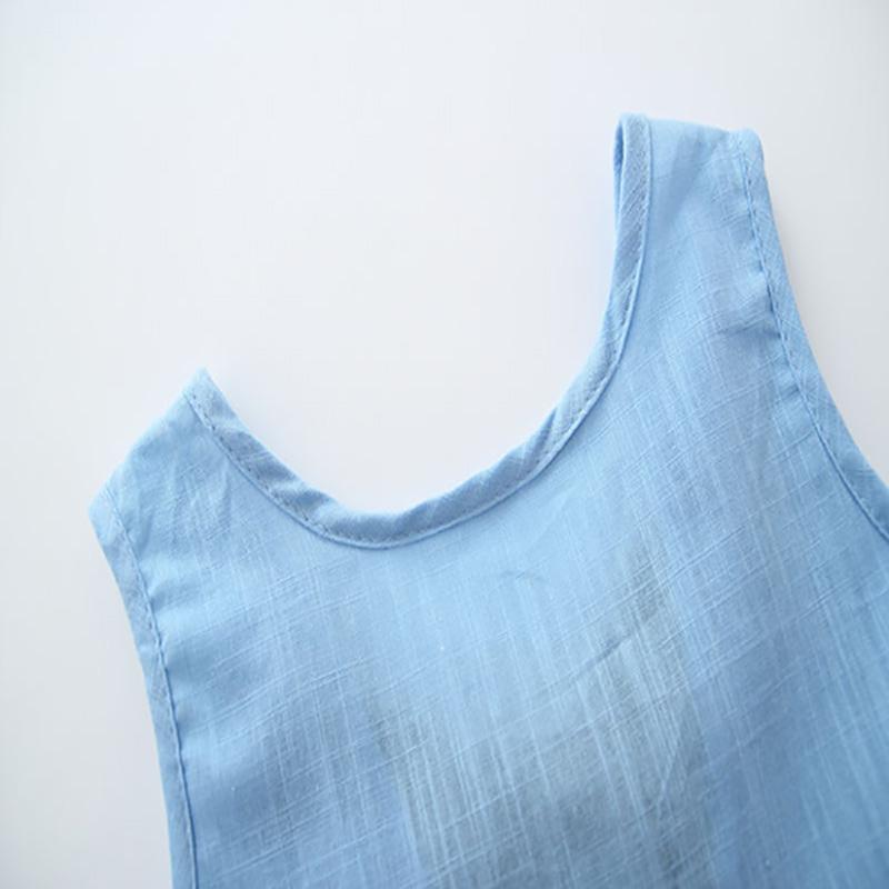 1-7 Years Baby Girls Sleeveless Flower Print Dresses Clothes Kids Summer Princess Dress Children Party Ball Pageant Dress Outfit