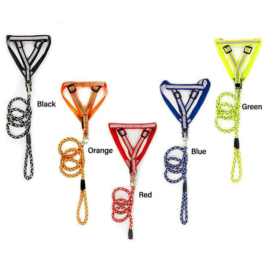 Reflective Dog Traction Rope Large, Medium and Small Dogs Dog Leash Rope Dog Walking Rope Collar Collar Chest Harness Puppy Supplies