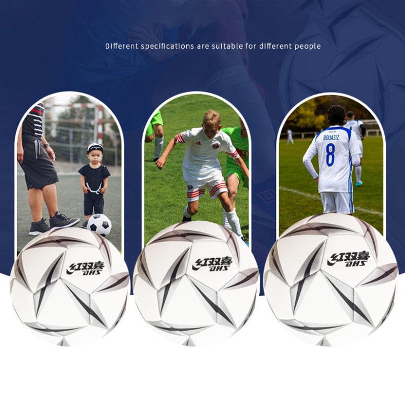 Size 5 PU Leather Soccer Ball Wearable Soccer Training and Competition Football Sporting Goods
