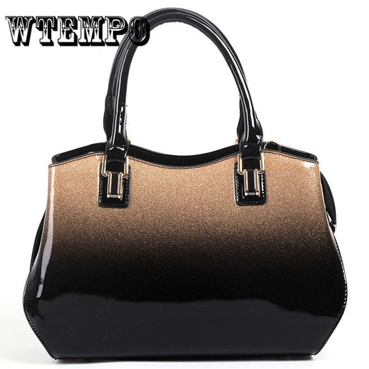 Handbags Women's Bag Patent Leather Handbag Vintage Totes Bag Female Shoulder Bag